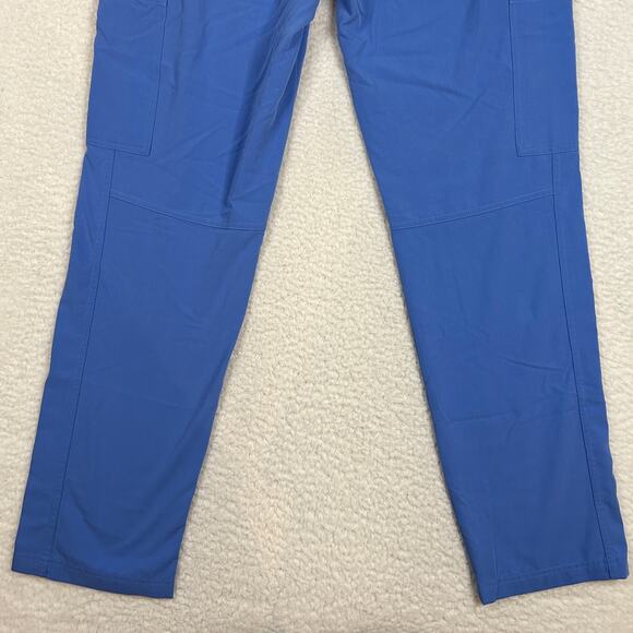 Figs Mens Size M Axim Cargo Scrub Pants Drawstring Medical Career Ceil Blue - Picture 6 of 10